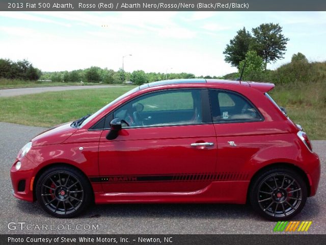 2013 Fiat 500 Abarth in Rosso (Red)