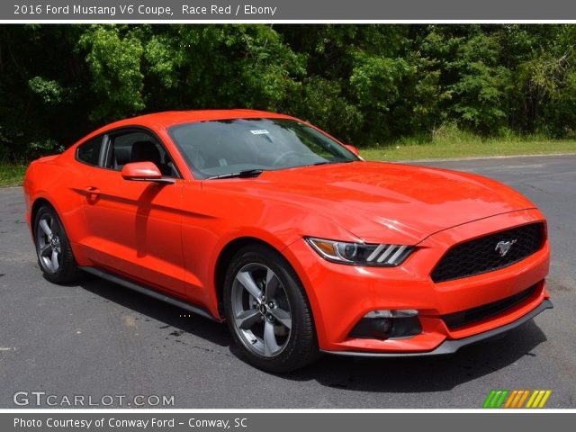 2016 Ford Mustang V6 Coupe in Race Red