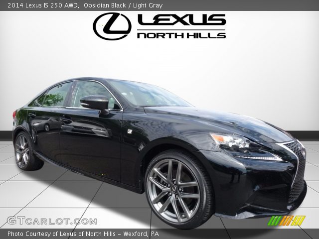 2014 Lexus IS 250 AWD in Obsidian Black