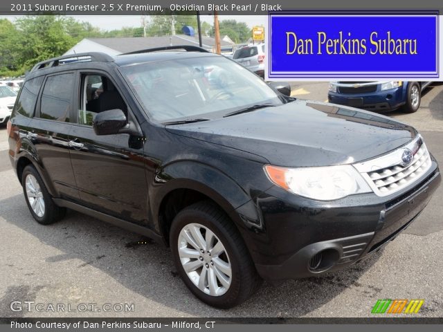 2011 Subaru Forester 2.5 X Premium in Obsidian Black Pearl