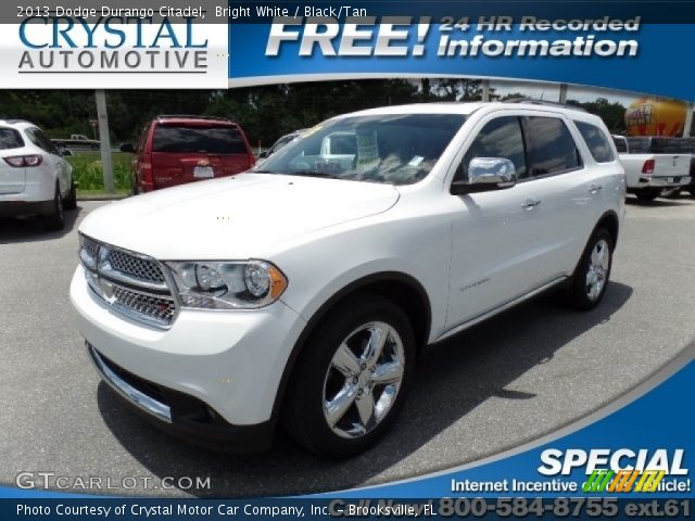 2013 Dodge Durango Citadel in Bright White