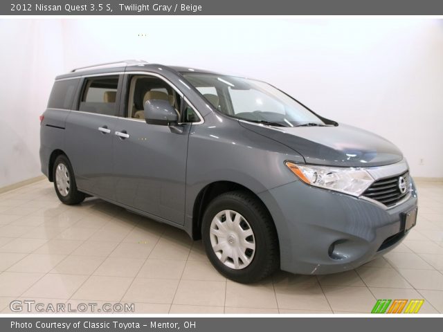 2012 Nissan Quest 3.5 S in Twilight Gray