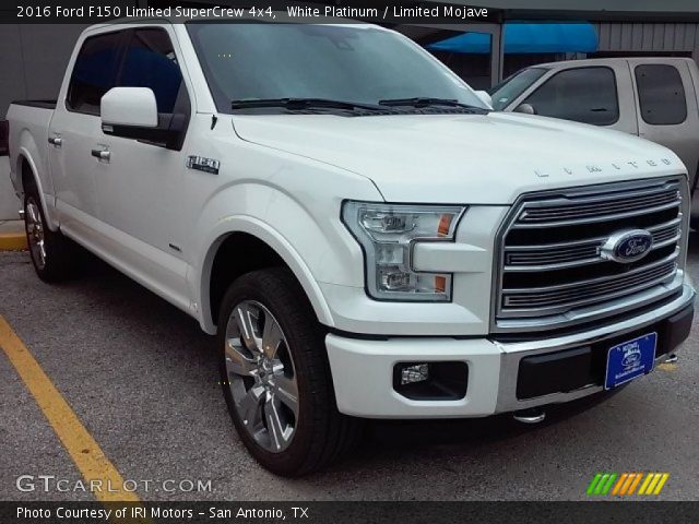 2016 Ford F150 Limited SuperCrew 4x4 in White Platinum