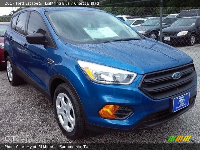 2017 Ford Escape S in Lightning Blue