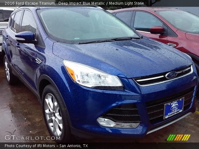 2016 Ford Escape Titanium in Deep Impact Blue Metallic