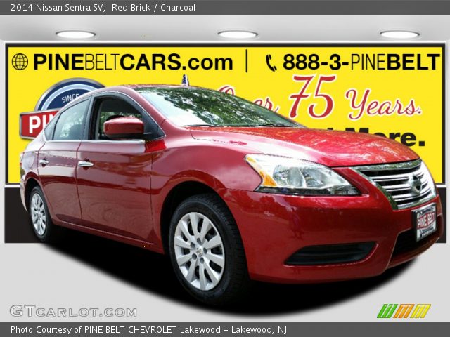 2014 Nissan Sentra SV in Red Brick