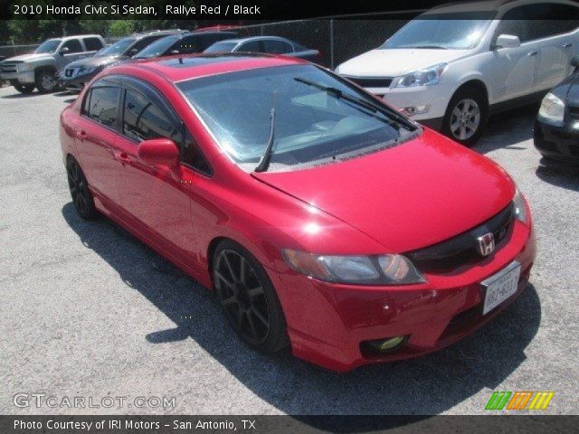 2010 Honda Civic Si Sedan in Rallye Red