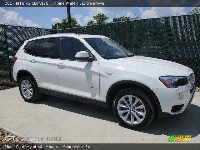 2017 BMW X3 xDrive28i in Alpine White