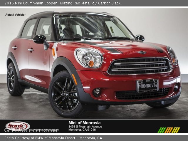 2016 Mini Countryman Cooper in Blazing Red Metallic