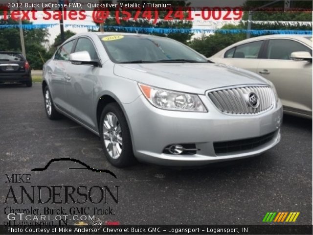 2012 Buick LaCrosse FWD in Quicksilver Metallic