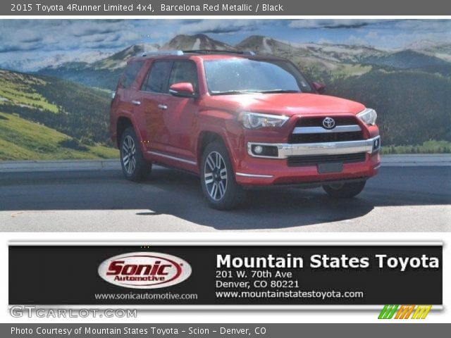 2015 Toyota 4Runner Limited 4x4 in Barcelona Red Metallic