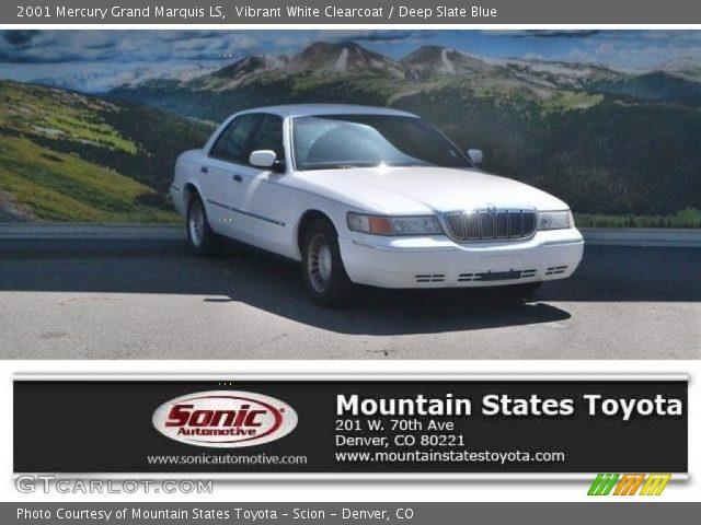 2001 Mercury Grand Marquis LS in Vibrant White Clearcoat