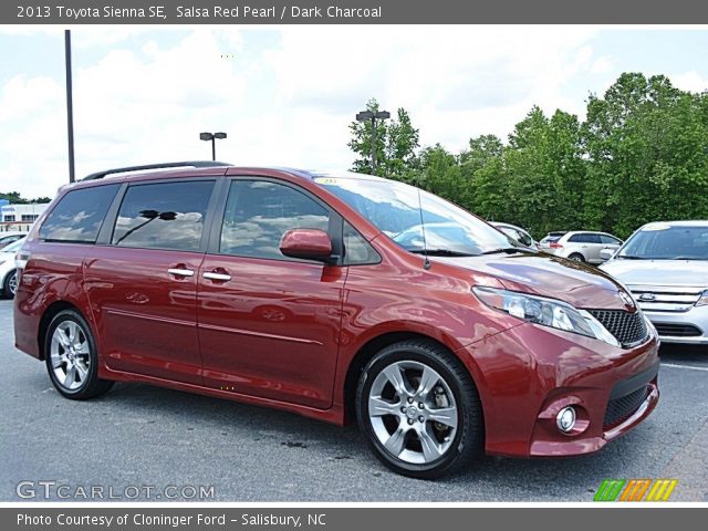 2013 Toyota Sienna SE in Salsa Red Pearl