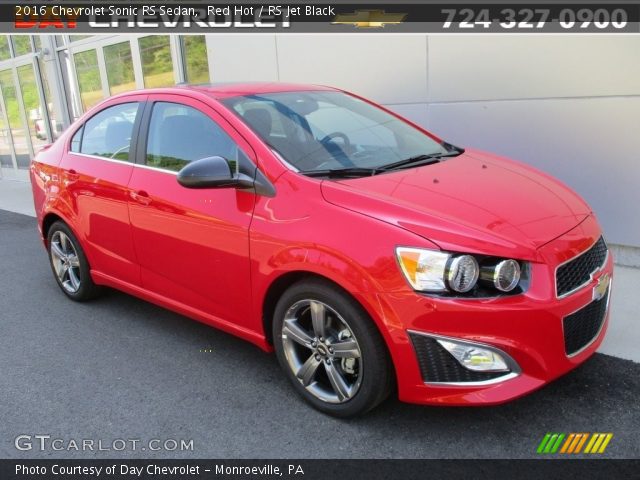 2016 Chevrolet Sonic RS Sedan in Red Hot