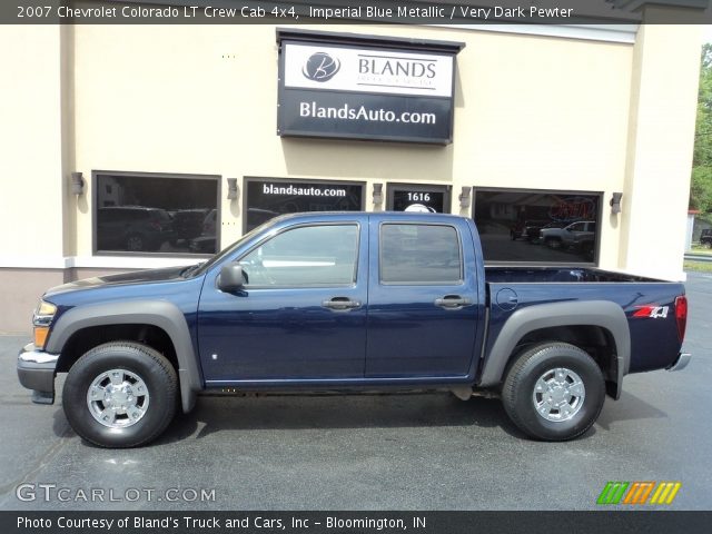 2007 Chevrolet Colorado LT Crew Cab 4x4 in Imperial Blue Metallic