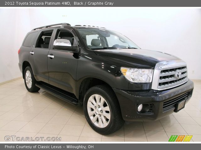 2012 Toyota Sequoia Platinum 4WD in Black