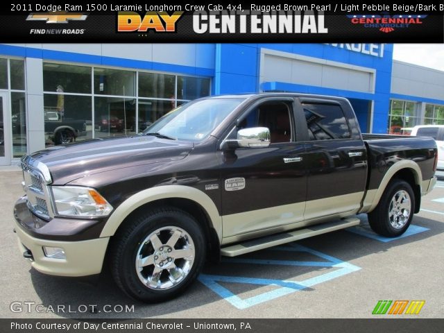 2011 Dodge Ram 1500 Laramie Longhorn Crew Cab 4x4 in Rugged Brown Pearl