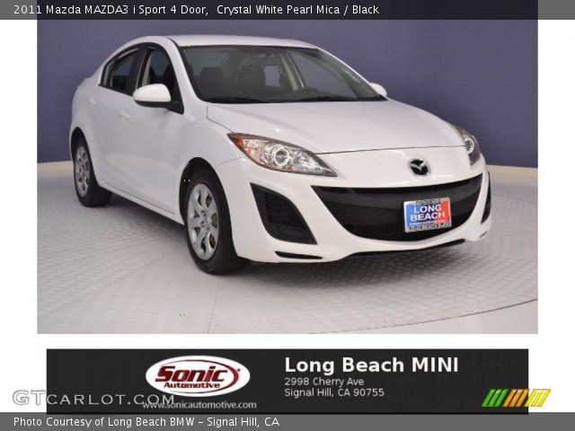 2011 Mazda MAZDA3 i Sport 4 Door in Crystal White Pearl Mica