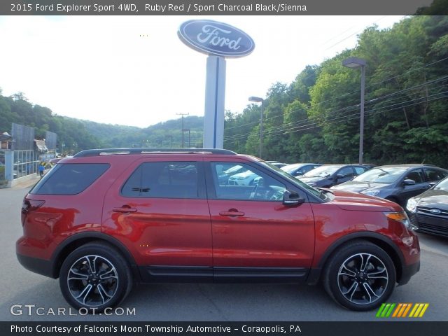 2015 Ford Explorer Sport 4WD in Ruby Red