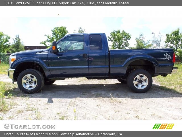 2016 Ford F250 Super Duty XLT Super Cab 4x4 in Blue Jeans Metallic