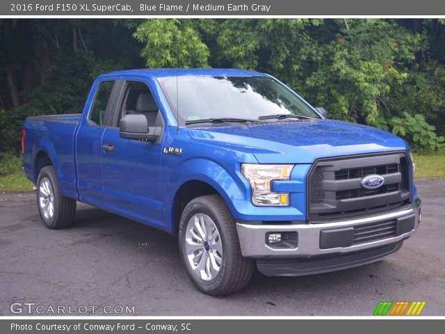 2016 Ford F150 XL SuperCab in Blue Flame