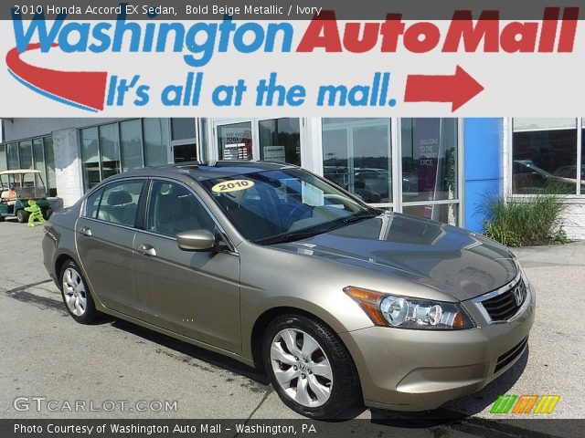 2010 Honda Accord EX Sedan in Bold Beige Metallic