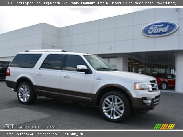 2016 Ford Expedition King Ranch 4x4 in White Platinum Metallic Tricoat