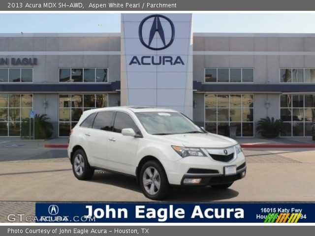 2013 Acura MDX SH-AWD in Aspen White Pearl