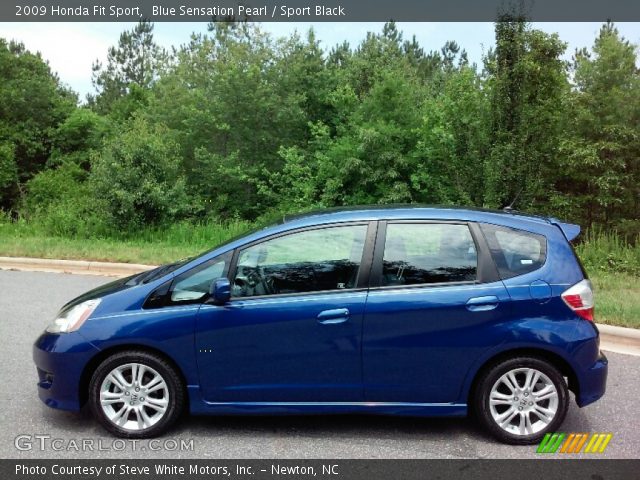 2009 Honda Fit Sport in Blue Sensation Pearl