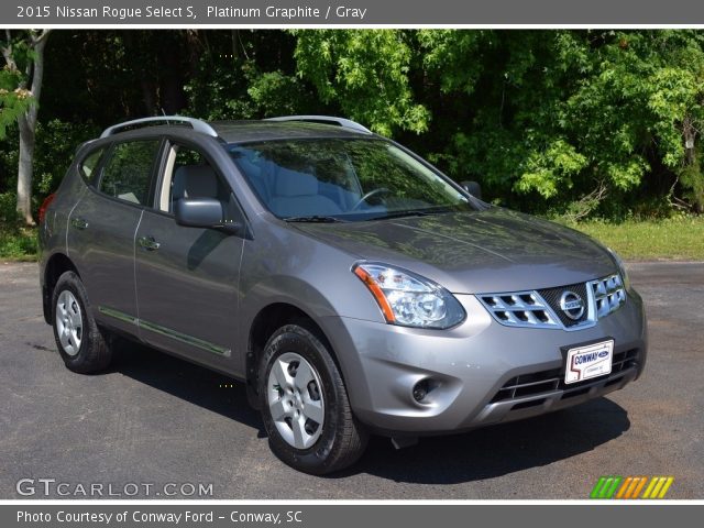 2015 Nissan Rogue Select S in Platinum Graphite