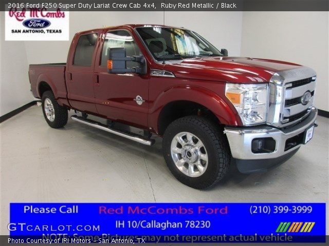 2016 Ford F250 Super Duty Lariat Crew Cab 4x4 in Ruby Red Metallic