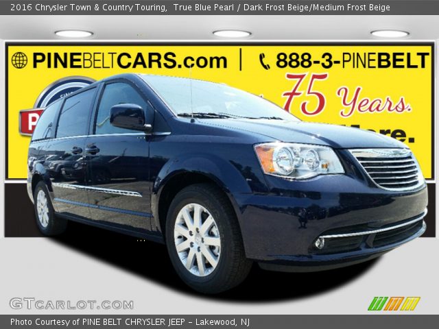 2016 Chrysler Town & Country Touring in True Blue Pearl