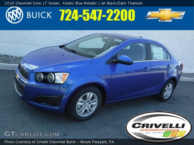 2016 Chevrolet Sonic LT Sedan in Kinetic Blue Metallic