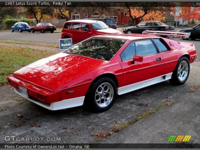 1987 Lotus Esprit Turbo in Red