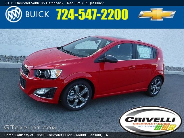 2016 Chevrolet Sonic RS Hatchback in Red Hot