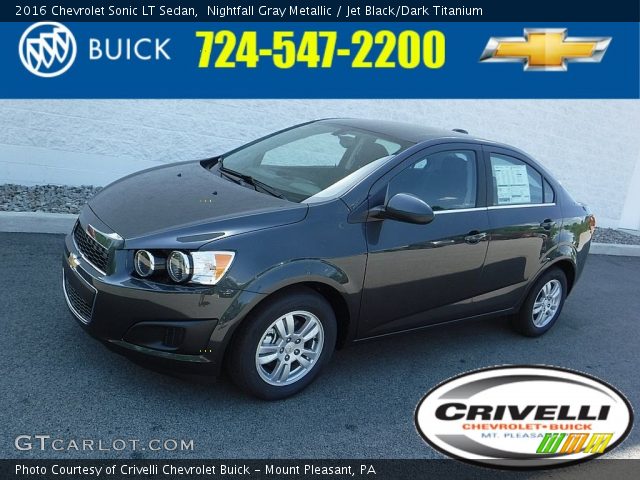 2016 Chevrolet Sonic LT Sedan in Nightfall Gray Metallic