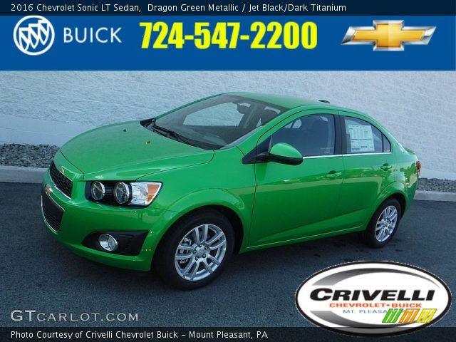 2016 Chevrolet Sonic LT Sedan in Dragon Green Metallic
