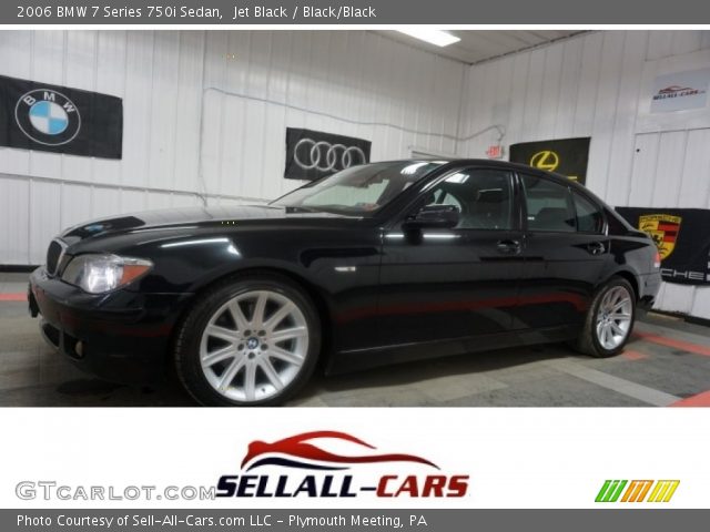 2006 BMW 7 Series 750i Sedan in Jet Black