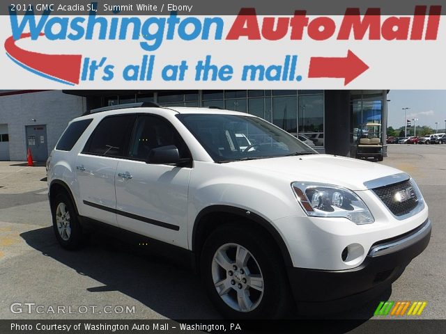 2011 GMC Acadia SL in Summit White