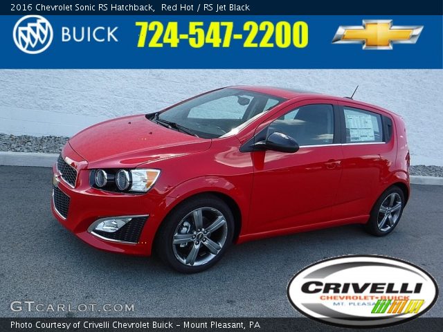 2016 Chevrolet Sonic RS Hatchback in Red Hot
