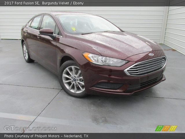 2017 Ford Fusion SE in Burgundy Velvet