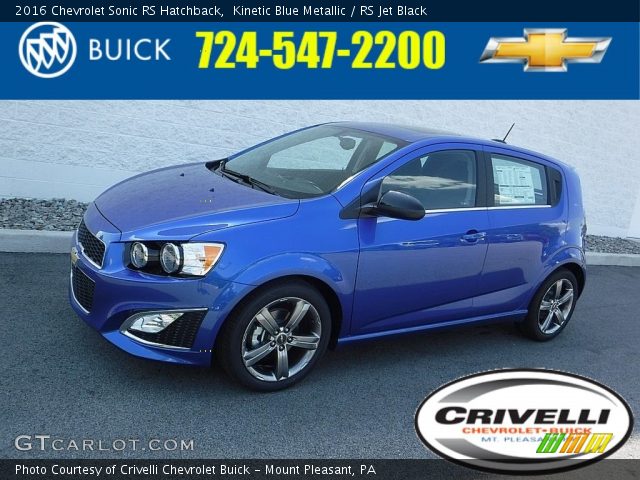 2016 Chevrolet Sonic RS Hatchback in Kinetic Blue Metallic