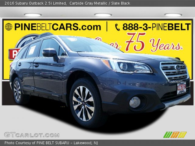 2016 Subaru Outback 2.5i Limited in Carbide Gray Metallic