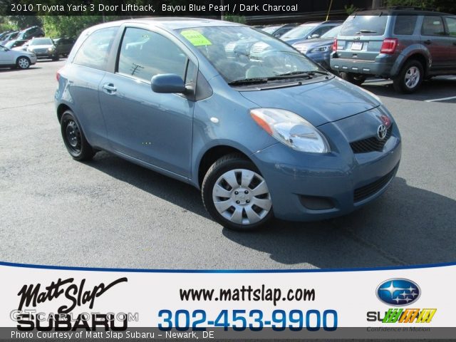 2010 Toyota Yaris 3 Door Liftback in Bayou Blue Pearl