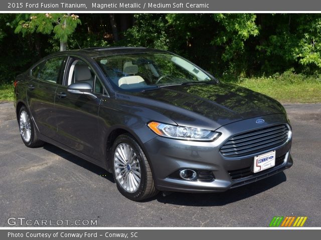 2015 Ford Fusion Titanium in Magnetic Metallic