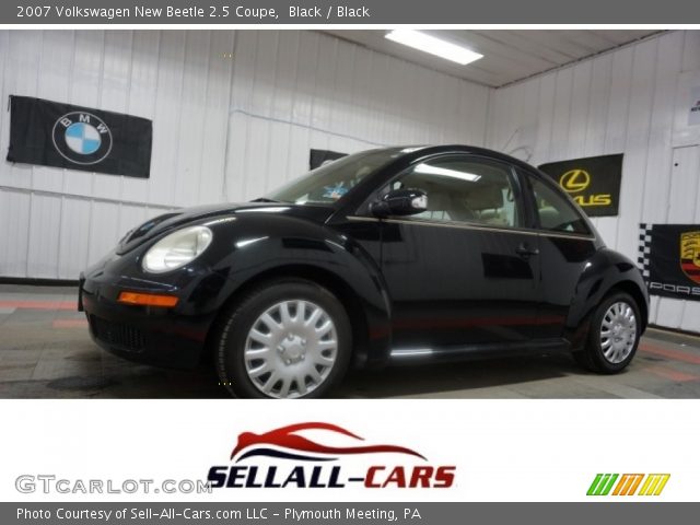 2007 Volkswagen New Beetle 2.5 Coupe in Black