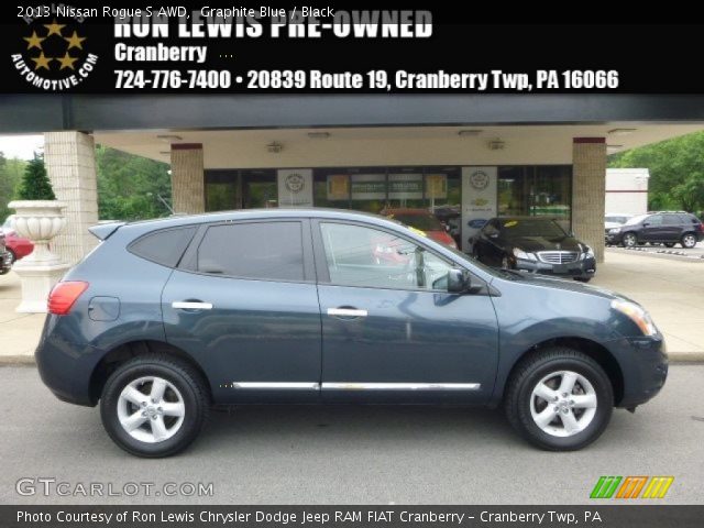 2013 Nissan Rogue S AWD in Graphite Blue