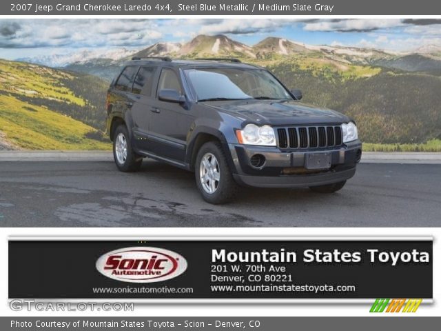 2007 Jeep Grand Cherokee Laredo 4x4 in Steel Blue Metallic