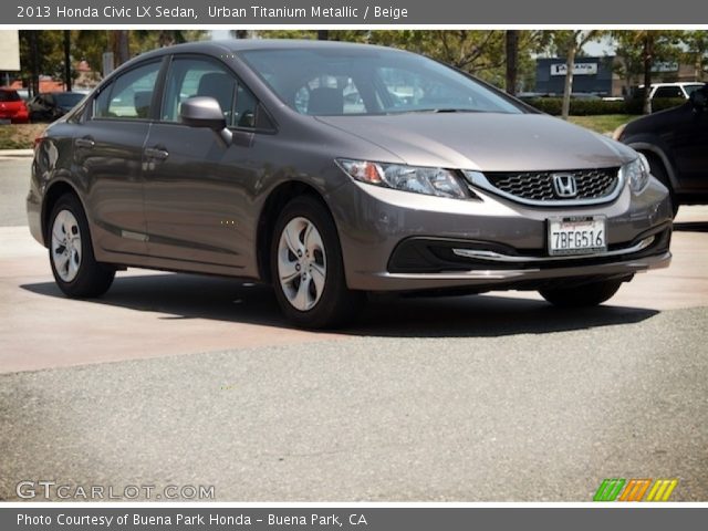 2013 Honda Civic LX Sedan in Urban Titanium Metallic