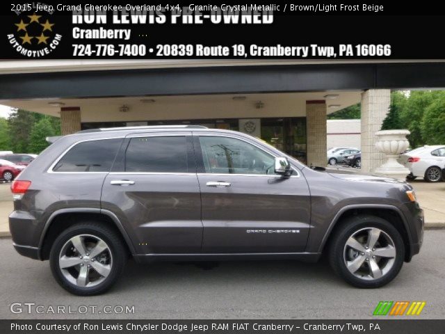 2015 Jeep Grand Cherokee Overland 4x4 in Granite Crystal Metallic